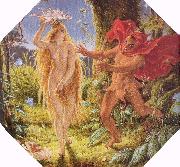 Paton, Sir Joseph Noel Puck and the Fairy oil painting artist